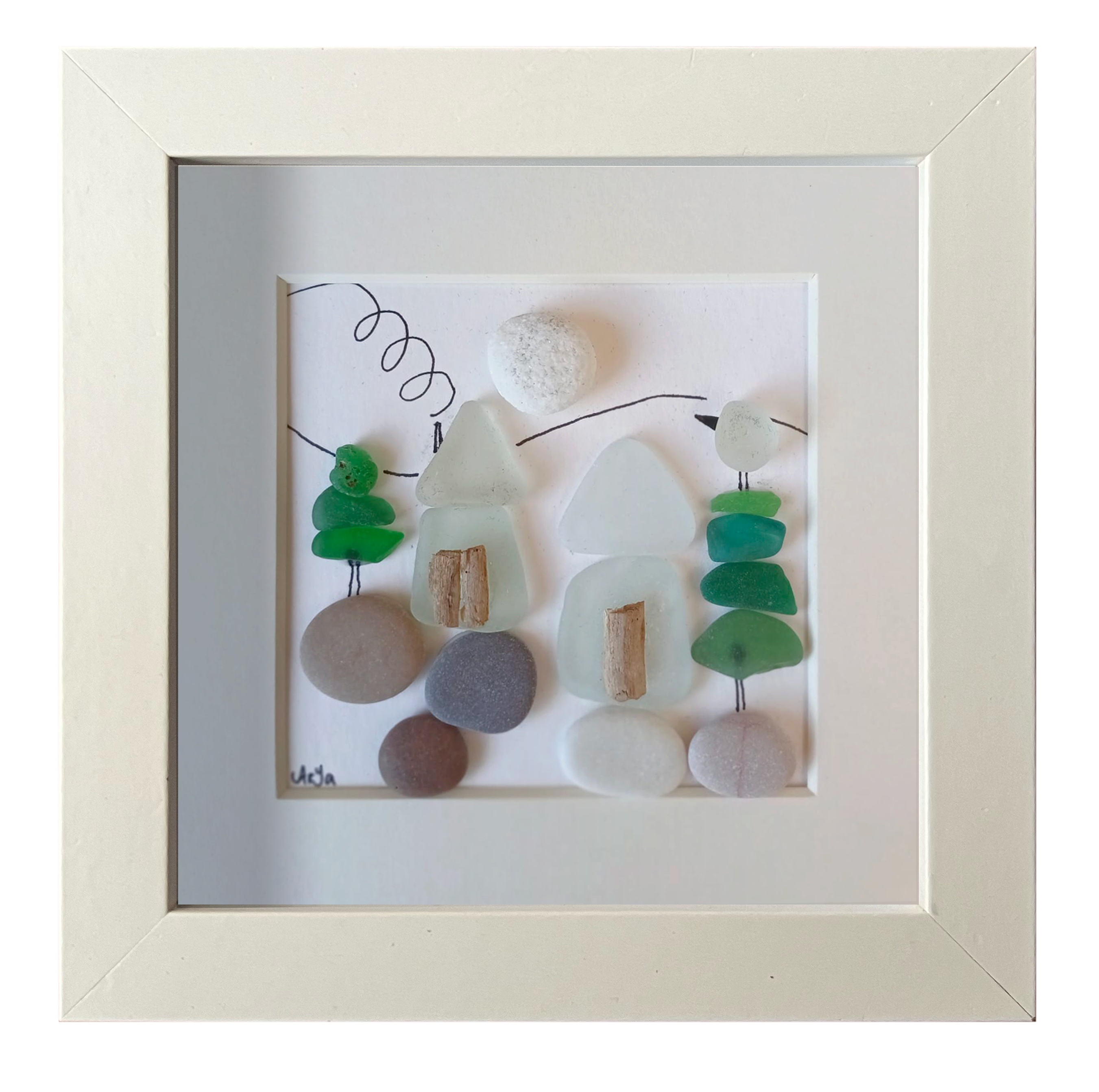 Mökit kukkuloilla ja järvillä