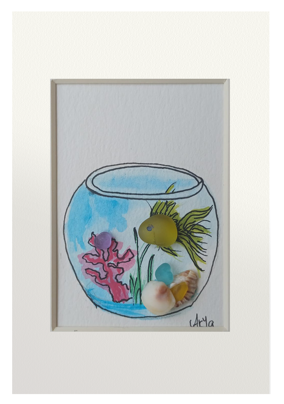 Pececito en su pecera