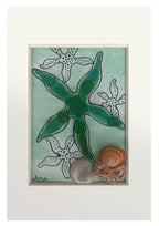 Estrella de mar verde