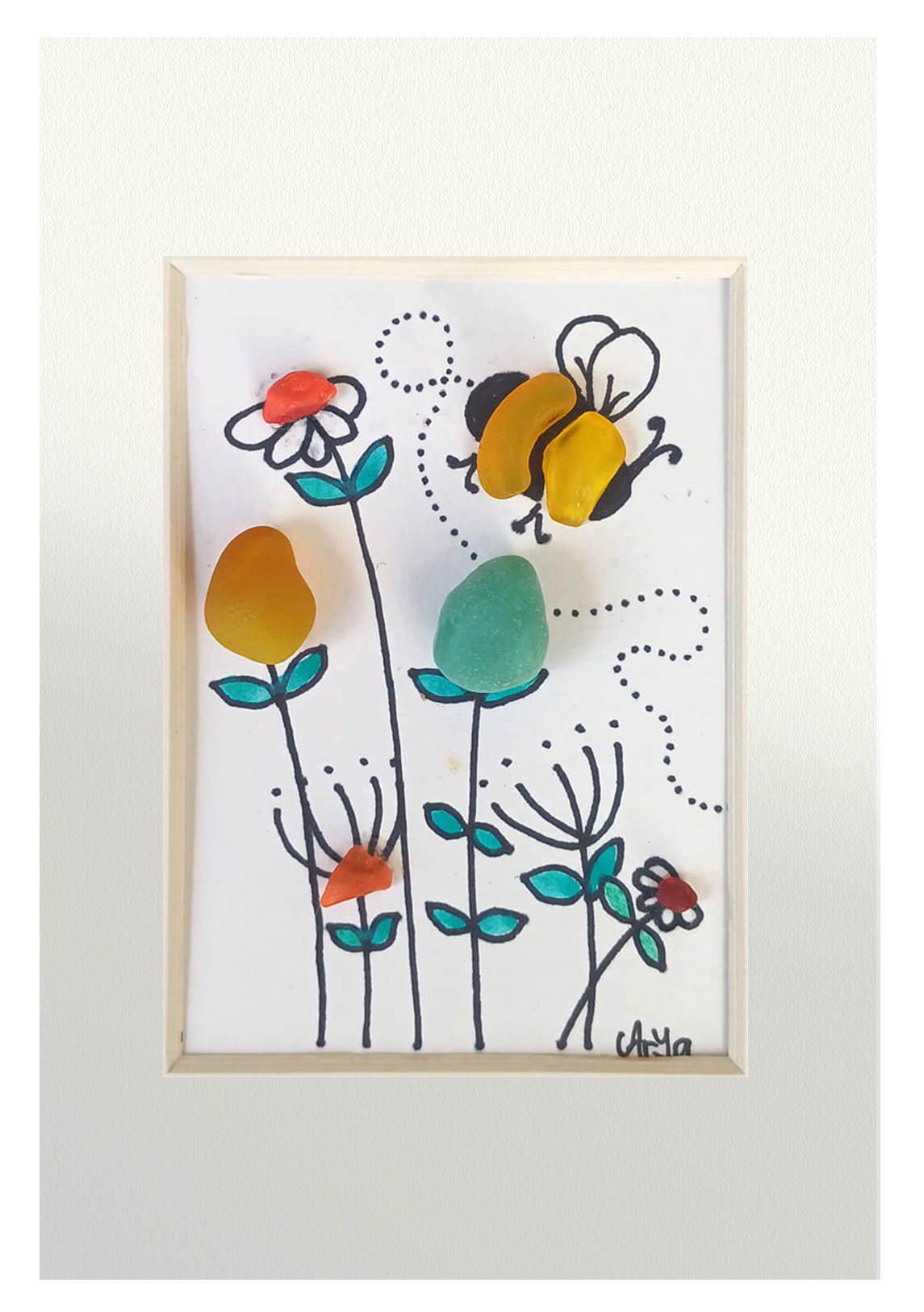 Abejorro en las flores