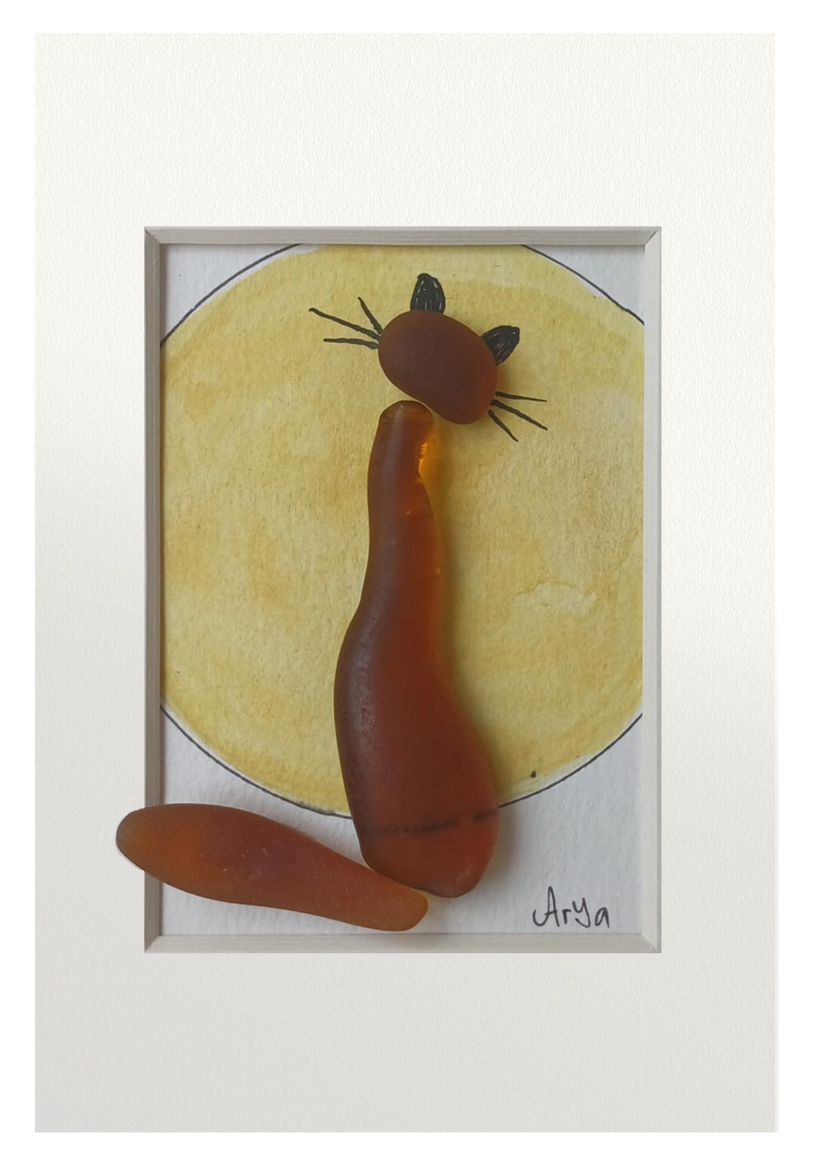 El gato y la luna