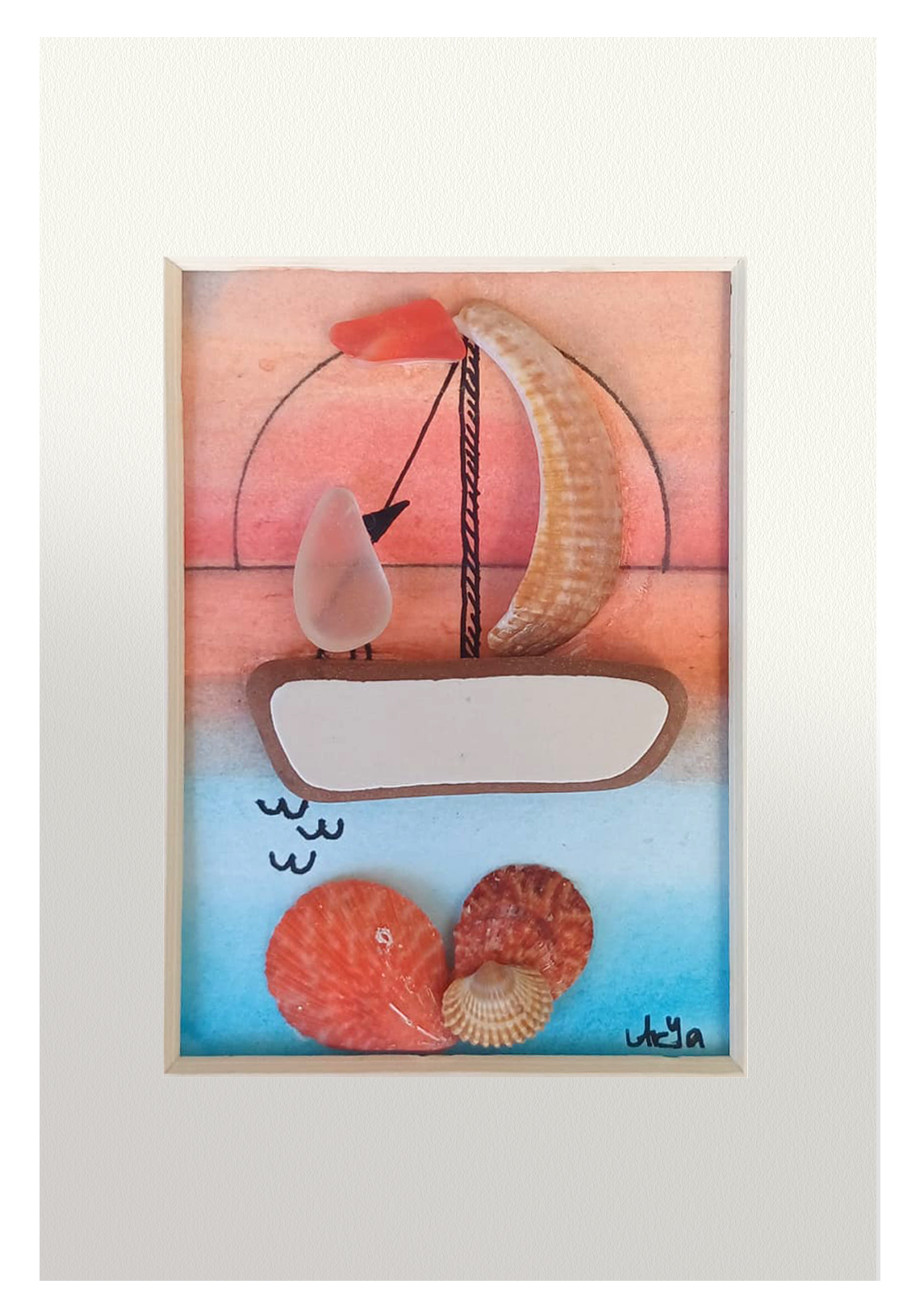 Navegando al atardecer