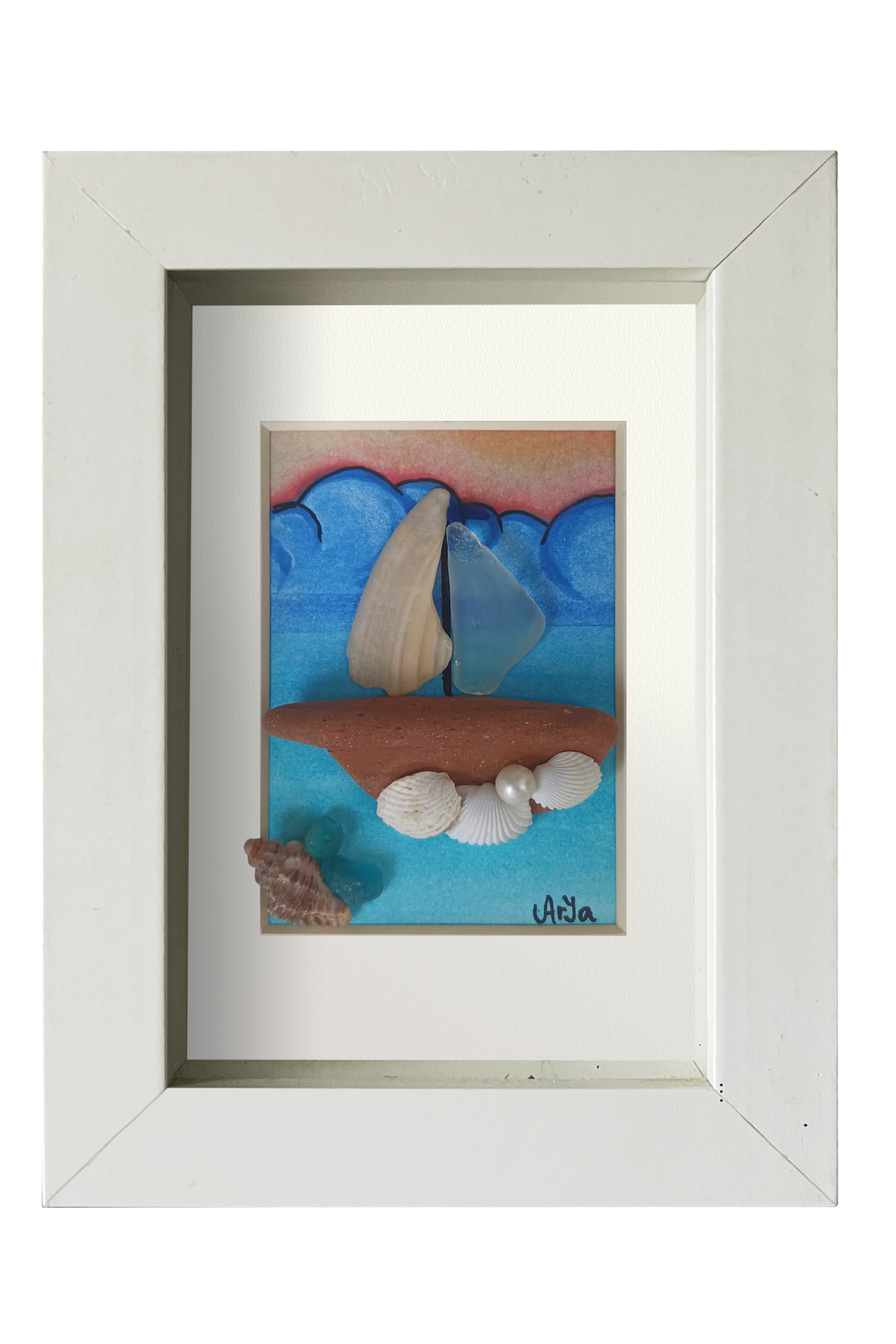 Navegando al atardecer