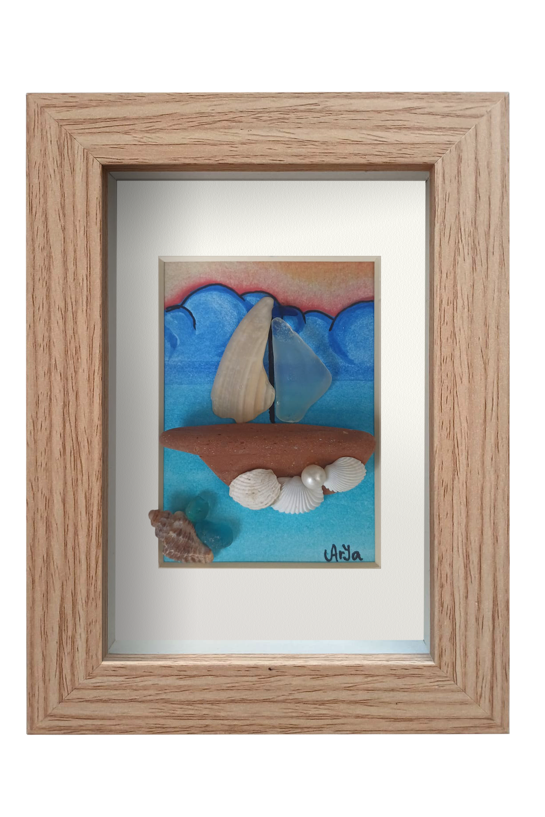 Navegando al atardecer