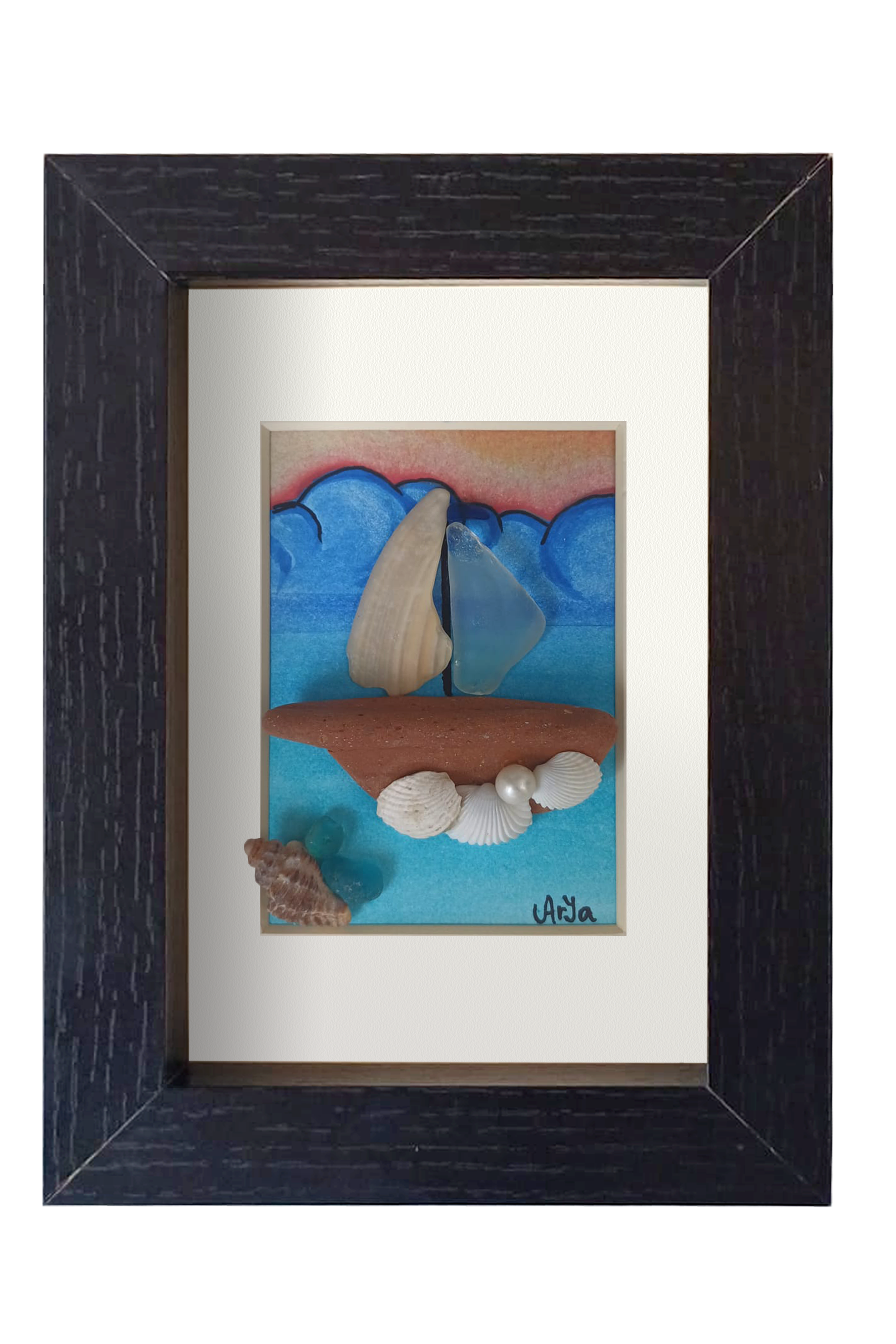 Navegando al atardecer