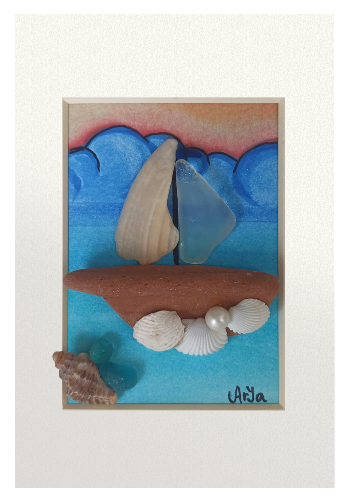 Navegando al atardecer