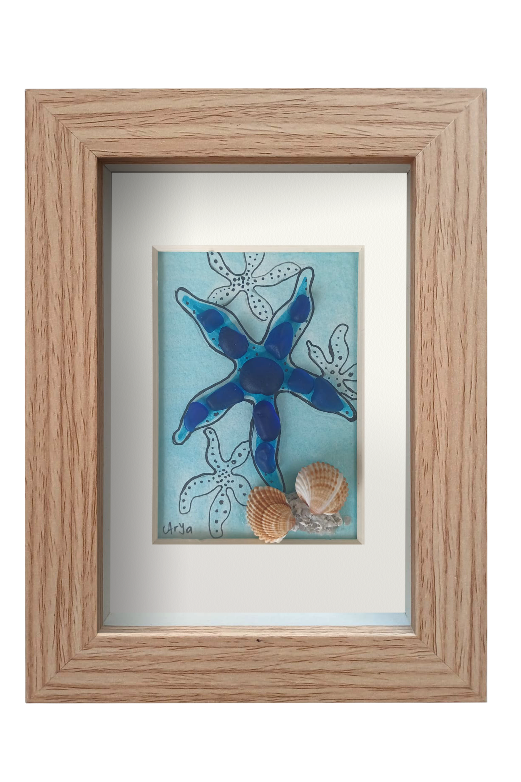 Estrella de mar azul