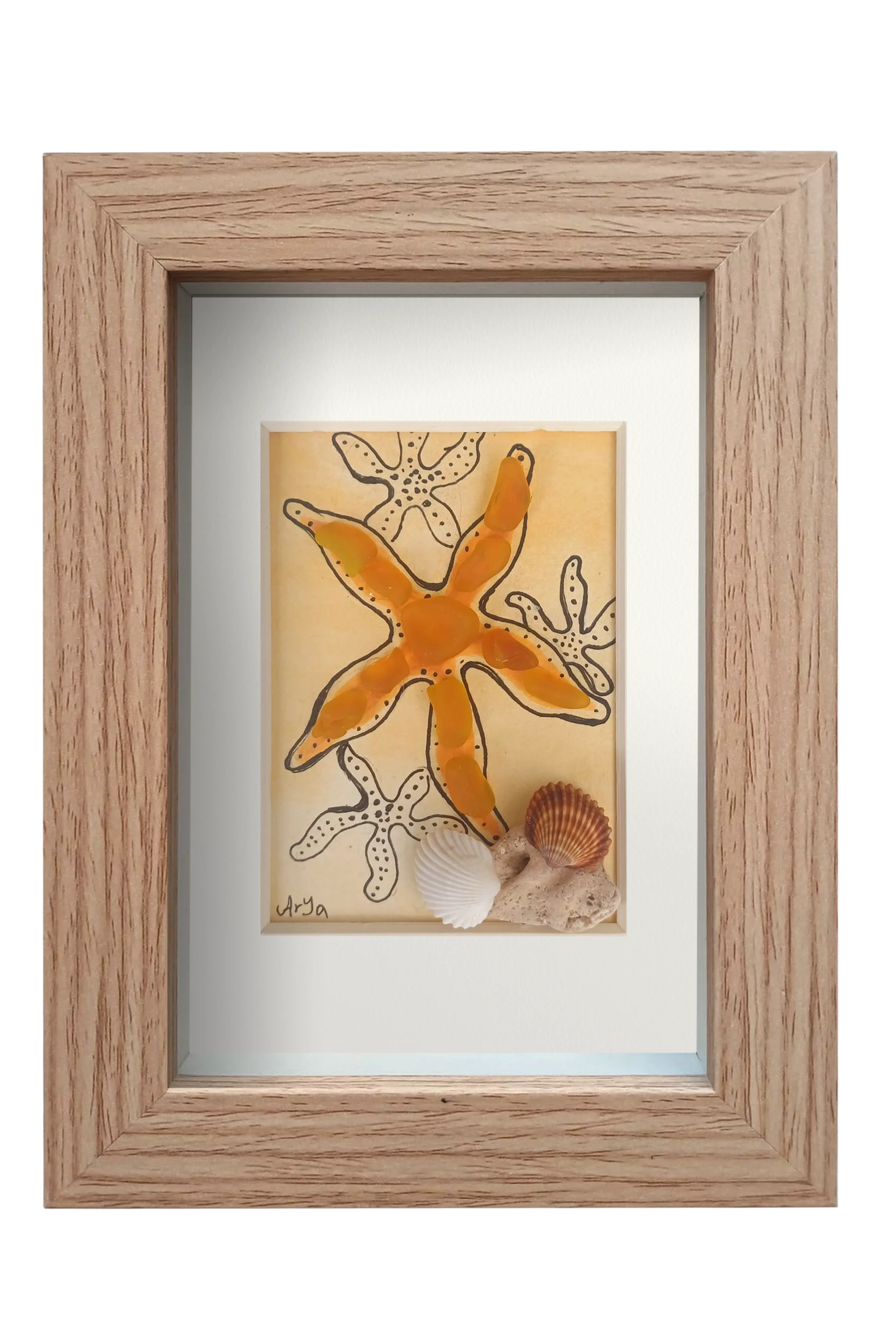Estrella de mar amarilla