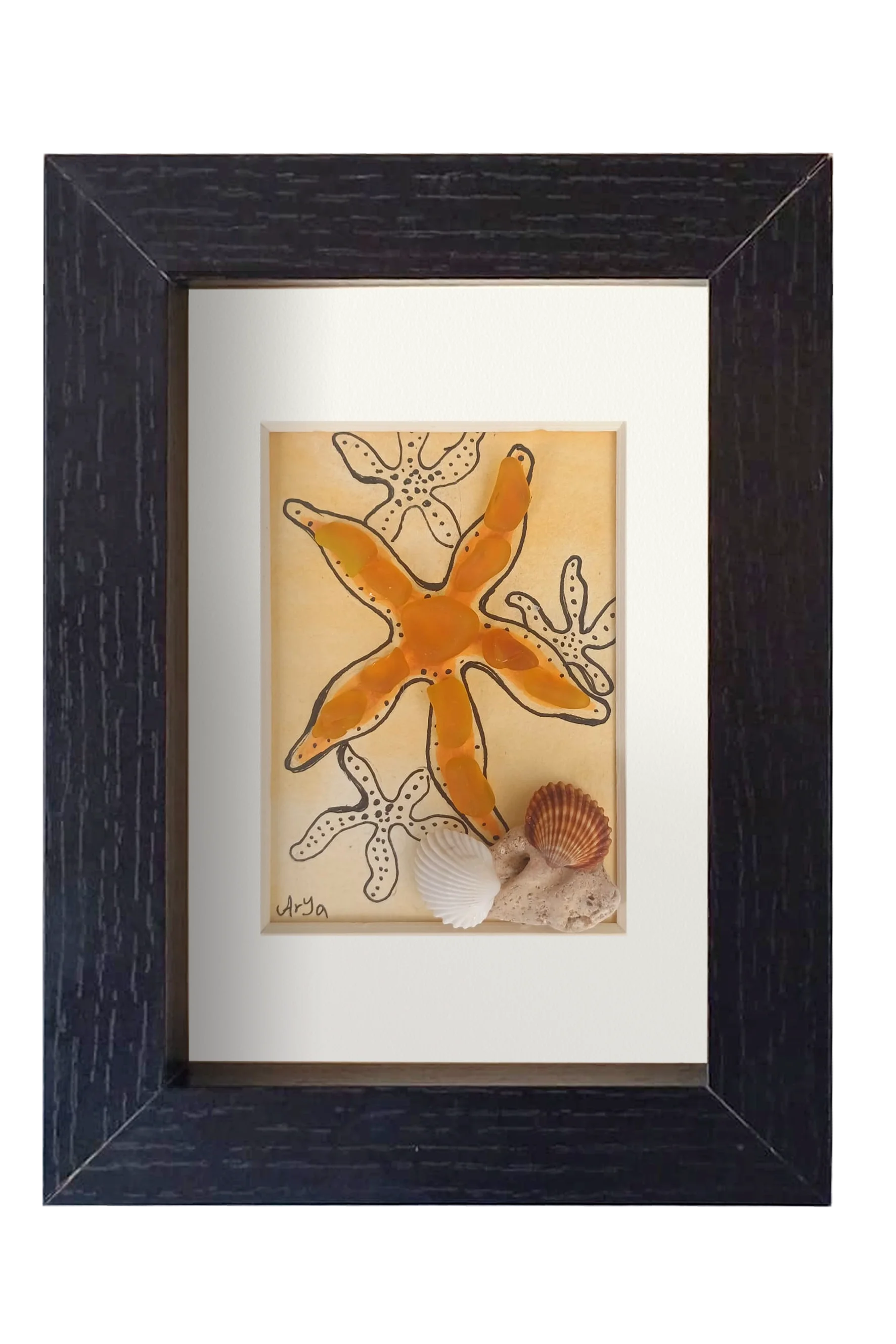 Estrella de mar amarilla