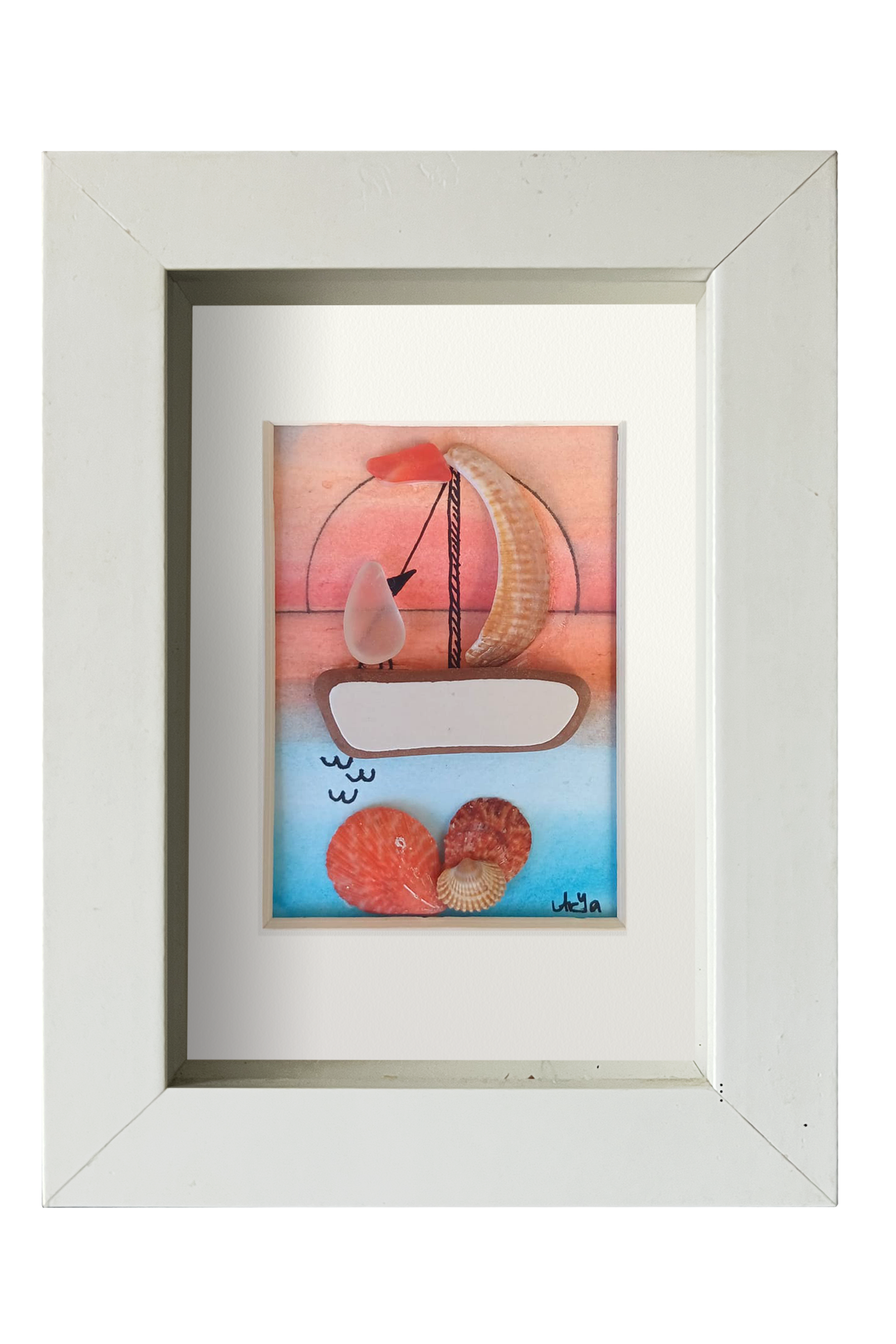 Navegando al atardecer